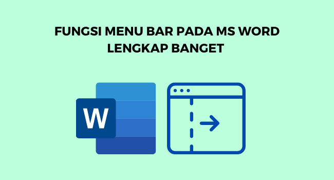 fungsi menu bar pada microsoft word