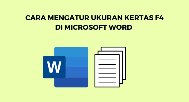 ukuran kertas f4 di word