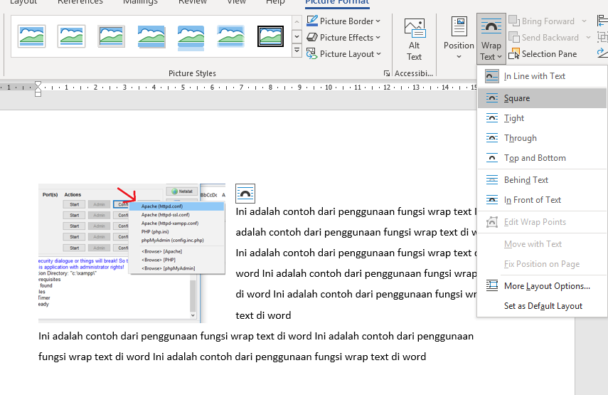 Inilah Jenis-Jenis dan Fungsi Wrap Text di Microsoft Word – Indonewsid